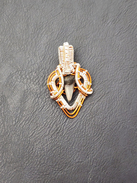 Wire Wrapped Shark Tooth - ST1 - Beaunique Boutique