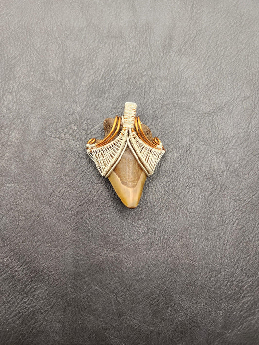 Wire Wrapped Shark Tooth - ST2 - Beaunique Boutique