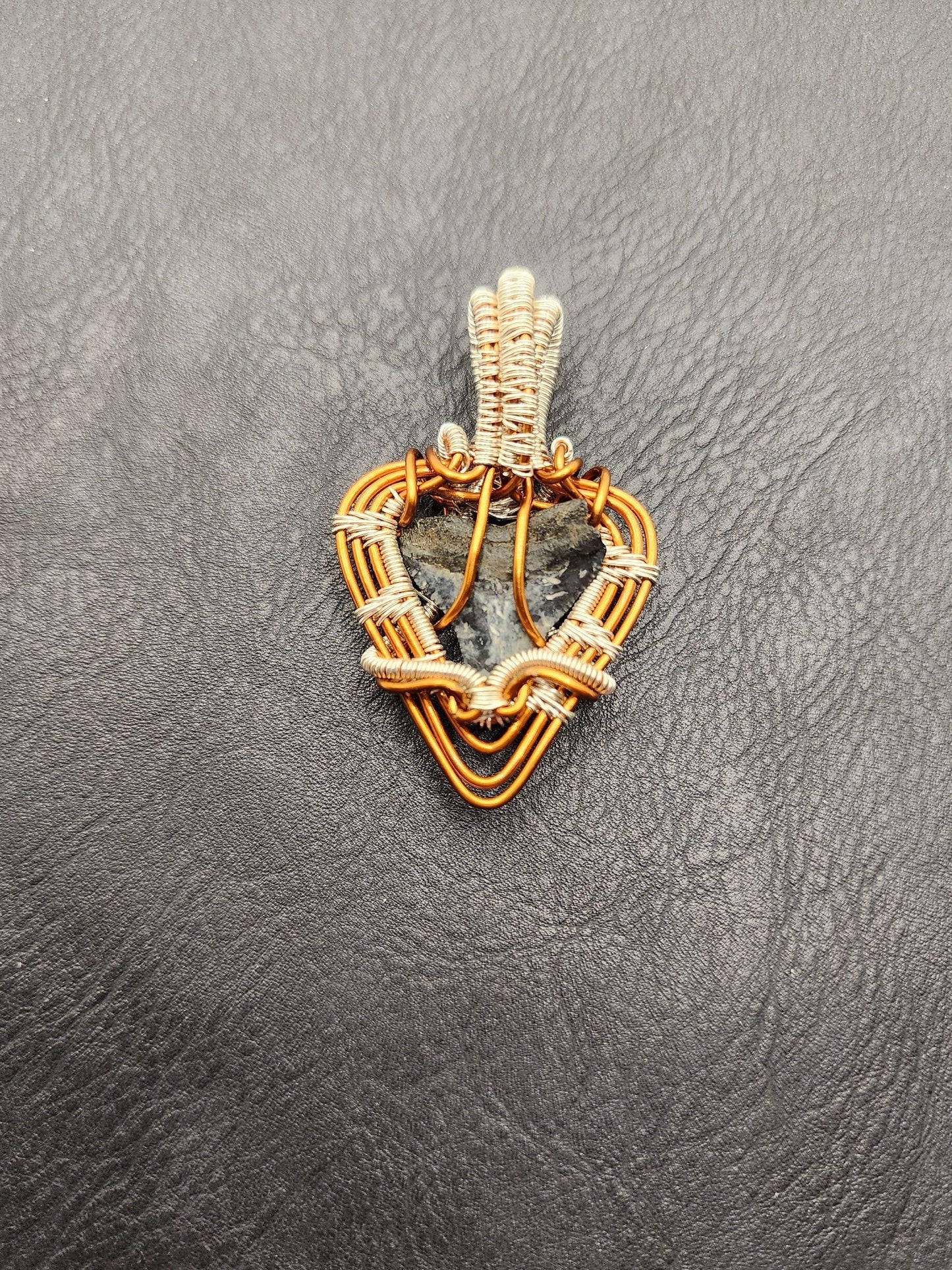 Wire Wrapped Shark Tooth - ST3 - Beaunique Boutique