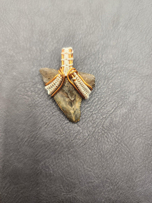 Wire Wrapped Shark Tooth - ST5 - Beaunique Boutique